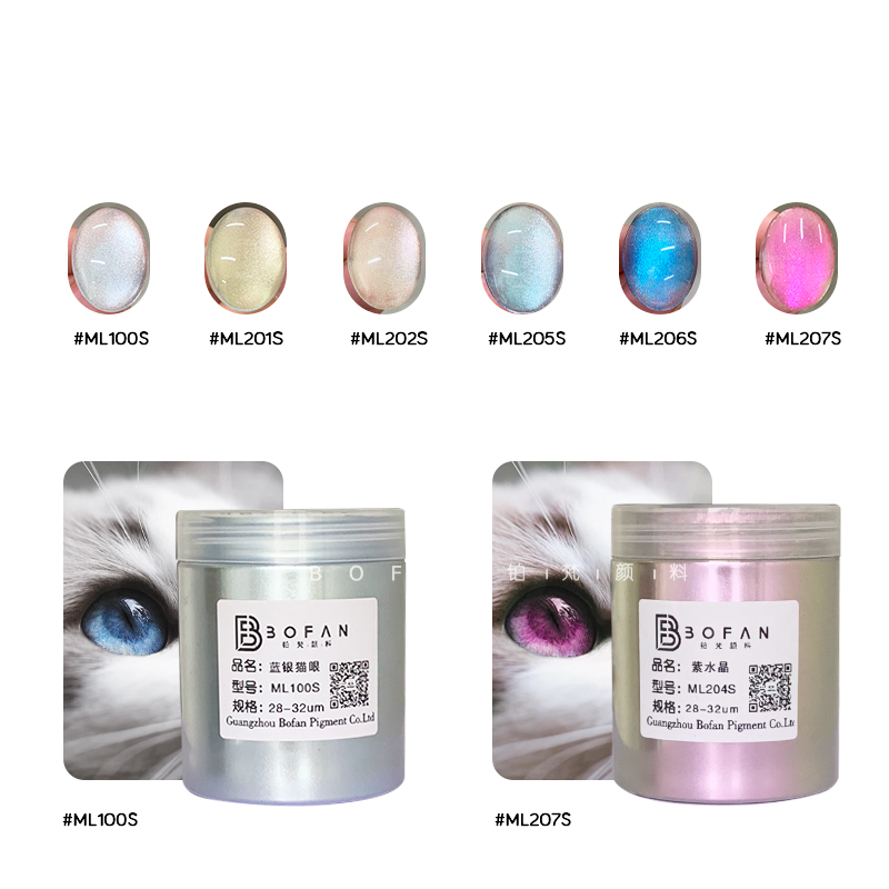 铂梵美甲电镀猫眼魔镜二合一磁性粉流沙特细磁粉甲油胶耐溶剂