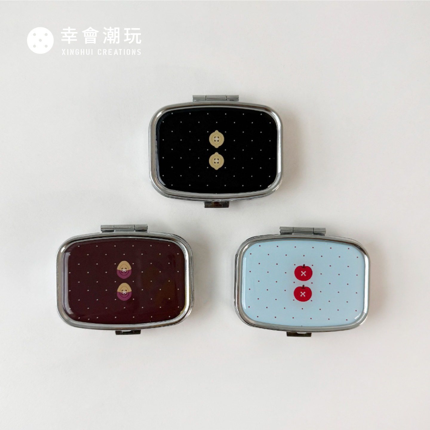 幸会潮玩 Second Morning-迷你收纳药盒铁盒便携随身携带分装收纳,模玩/动漫/周边/娃圈三坑/桌游,文化/体育周边,淘宝优惠券,粉丝福利购,淘宝优惠卷