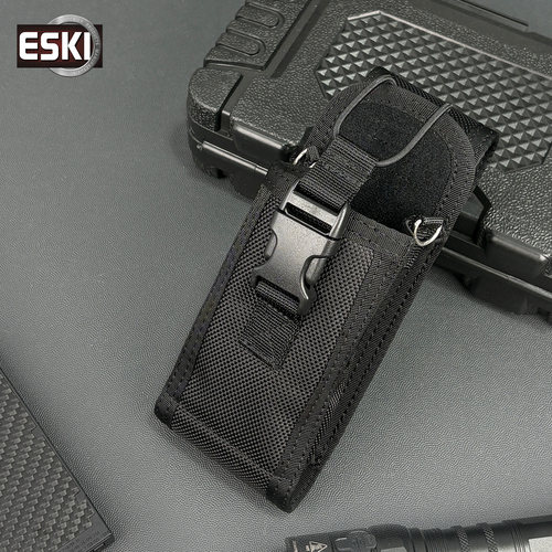 ESKI爱斯战术户外腰间插扣式可旋转无线对讲机套电台套挂腰通用