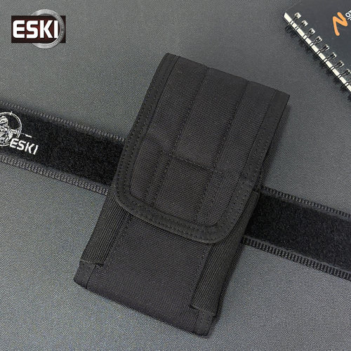 ESKI爱斯战术户外运动休闲双层手机包MOLLE穿皮带腰包保护手机套