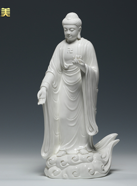 微美陶瓷16寸接引佛摆件