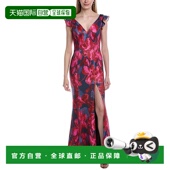 Ruiz Gown Ruffle 自营Rene Cap Sleeve red 美国奥莱直发长裙