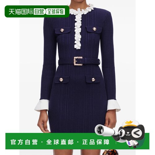 香港直邮Self-Portrait 连衣裙 AW26-101S-N  NAVY