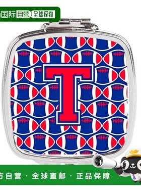 自营 Carolines Treasures CJ1076-TSCM 字母 T 足球哈佛深正品