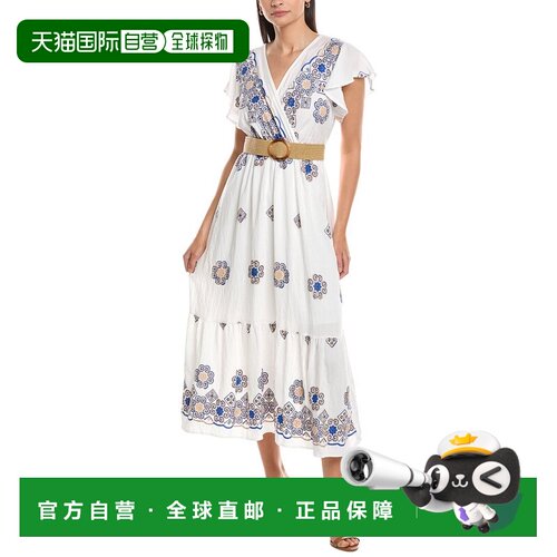 自营ANNA KAY Giada Midi Dress - blue 美国奥莱直发连衣裙