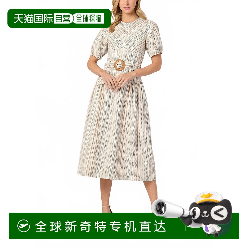 自营 shoshannaJessie多条纹连衣裙-多条纹 【美国奥莱】直发