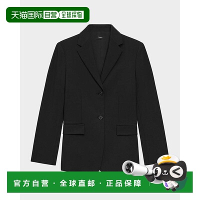 1h可退 【美国直邮】Theory Traceable Wool Slim Single Breaste
