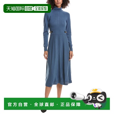 自营Derek Lam 10 Crosby Becky Horsebit羊毛毛衣-灰色 美国奥莱