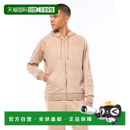 自营sergio tacchiniCamoscio Hoodie - humus 美国奥莱直发卫衣