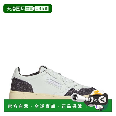 自营autry白色Off黑色软皮Medalist低帮运动鞋-neutrals 美国奥莱