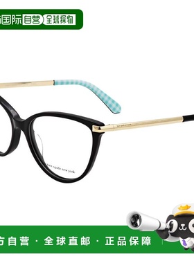 自营Kate Spade Women's 54 mm Black Opticals - black 美国奥莱