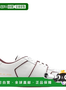 自营 common projects常见项目几十年系带低帮运动鞋-白色/红色