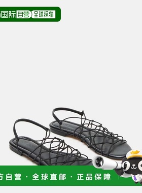 自营Steve Madden Libra Sandals Women's Black Round Toe Sling