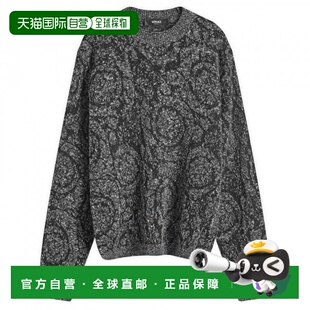 Knit Cable Barocco Sweater 1h可退 1016053 美国直邮Versace