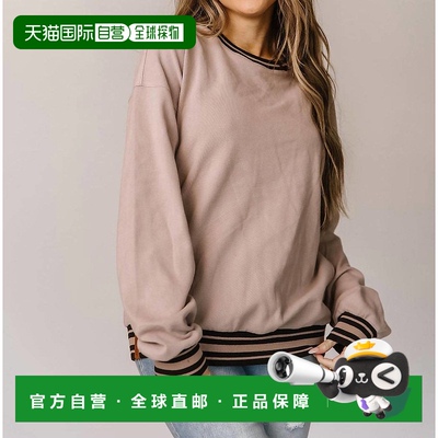 自营 ampersand灵魂姐妹运动衫棕褐色身体-棕褐色身体 美国奥莱直