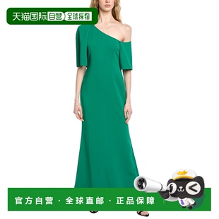 Off Wrap Mischka 美国奥莱 Gown green Shoulder 自营Badgley