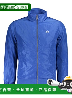 自营La Martina Polyester Men's Men's Jacket - blue 美国奥莱