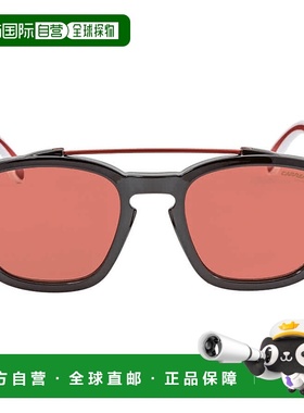 自营Carrera Burgundy Square Unisex Sunglasses CARRERA 1011/S
