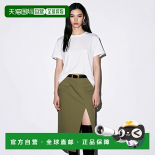 1h可退 【美国直邮】THEORY女士T恤 短袖圆领上装简约时尚舒适透