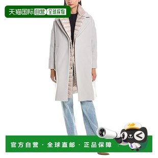 Blend Wool Down Coat 美国奥莱直发 自营Herno beige Twofer