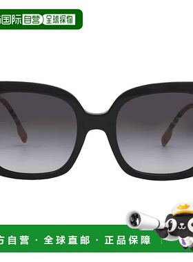 自营Burberry Caroll Gray Gradient Square Ladies Sunglasses B
