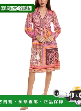 自营 Hale Bob这件连衣裙-橙色 美国奥莱直发