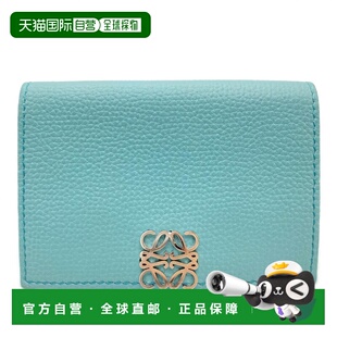 Tri 美国 自营Loewe Wallet Owned blue Pre Leather Fold