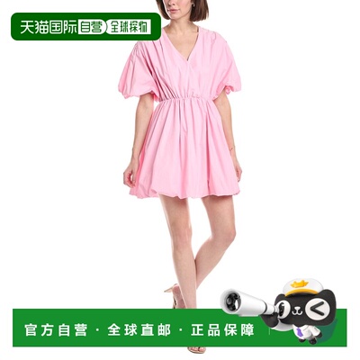 自营Beulah Bubble Mini Dress - pink 美国奥莱直发