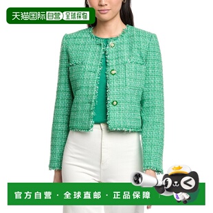 Boxy 美国奥莱直发 自营St. Tweed Fringe green John Jacket
