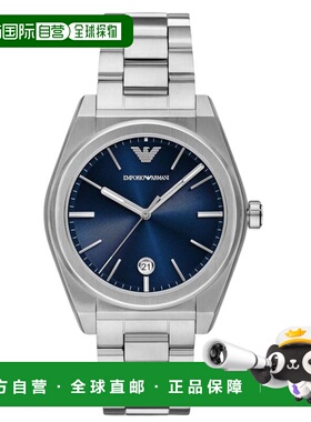 自营Emporio Armani Men's Federico Blue Dial Watch - blue 美