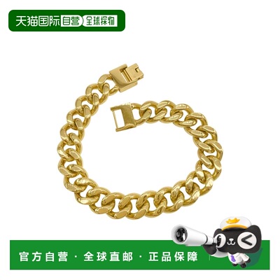 自营 adornia抗锈蚀 14k 镀金厚古巴链 - 金色 美国奥莱直发手链