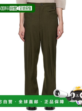 1h可退 香港直邮潮奢 KOZABURO 男士 绿色 Z 长裤 2815P119休闲裤