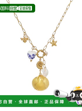 自营adorniaTarnish Resistant 18k Gold Plated Shell and Charm