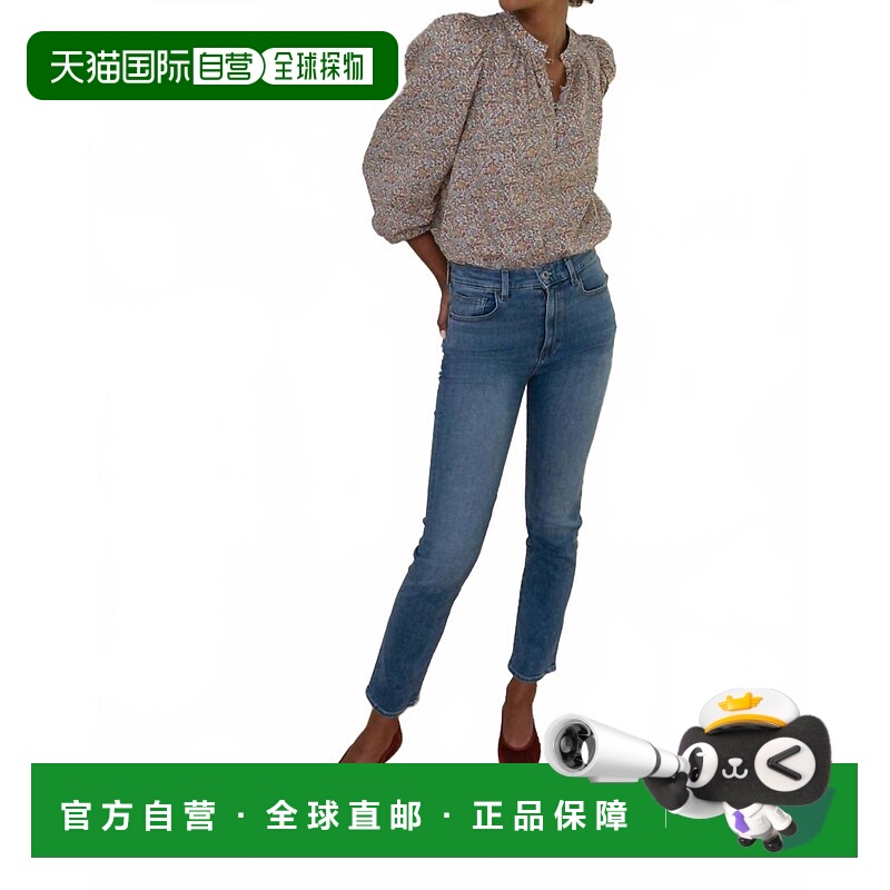 自营le jeanLara Slim Jeans In Coast Medium Blue - coast medi