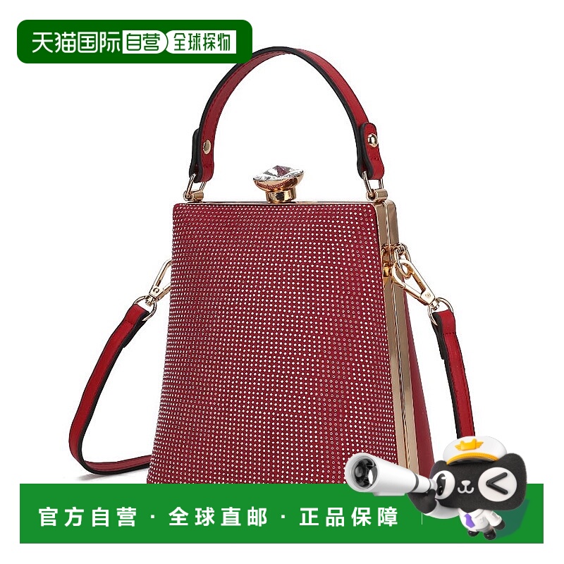 自营mia k collectionTaliah 斜挎手拿包 - 红色 美国奥莱直发