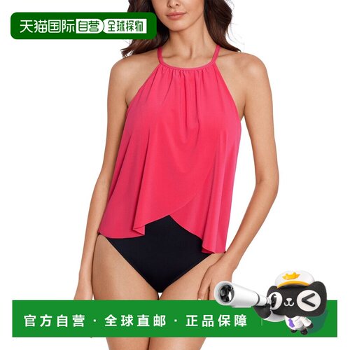 自营Magicsuit Aubrey一件-红色 美国奥莱直发泳衣