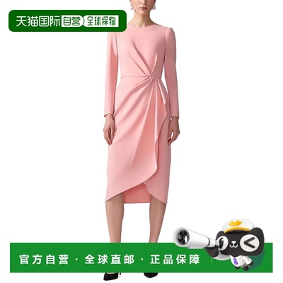 自营Carolina Herrera Midi Dress - pink 美国奥莱直发