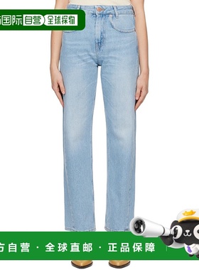 1h可退 香港直邮潮奢 BITE 女士 蓝色 Curved 牛仔裤 1193595035