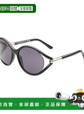 自营 Tom Ford女式1090 59mm太阳镜-黑色 美国奥莱直发汤姆福特