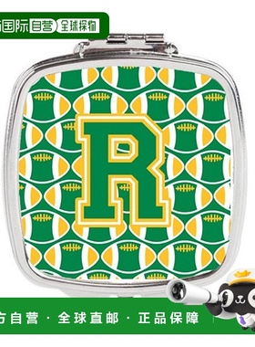 自营 Carolines Treasures CJ1069-RSCM 字母 R 足球绿色和正品