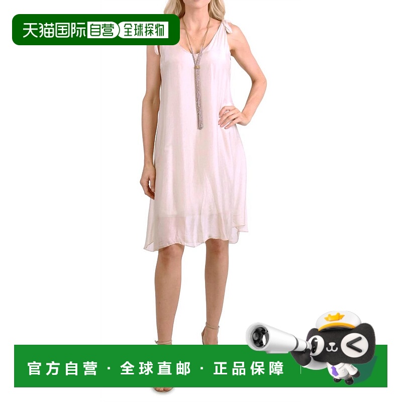 自营gigi modaSemilia Mini Dress In Cream - cream 美国奥莱直