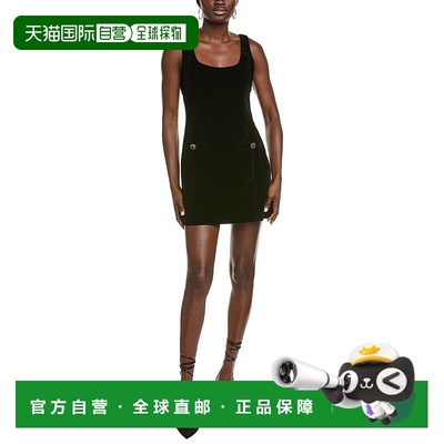 自营Endless Rose Velvet Mini Dress - black 美国奥莱直发