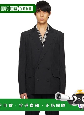 1h可退 香港直邮潮奢 Balmain 巴尔曼 男士 黑色 Main Lab 西装外
