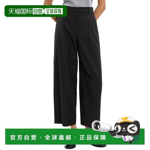 自营Theory Crop Pant - Black 美国奥莱直发阔腿裤直筒裤女裤