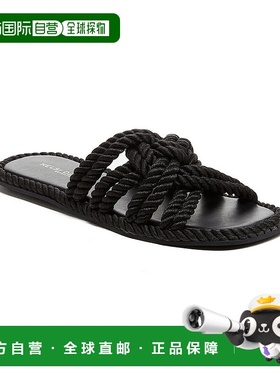 自营 Kelsi Dagger Brooklyn Beachy Rope Sandal - black 美国奥