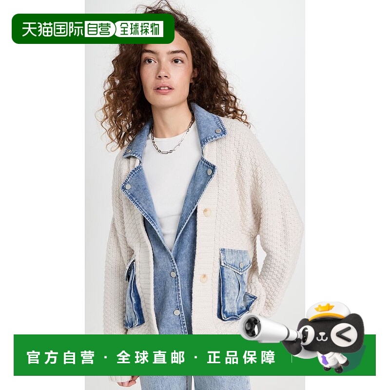 1h可退 【美国直邮】Blank NYCBLANKNYC|纽扣开衫