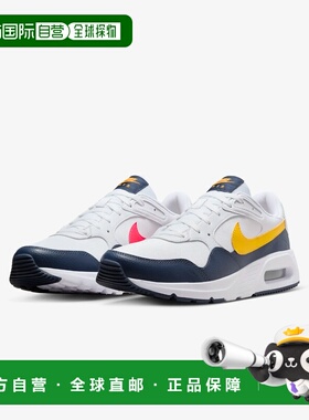 自营Nike Air Max SC HF4857-100运动鞋男式US 8白色蓝色跑步鞋TF
