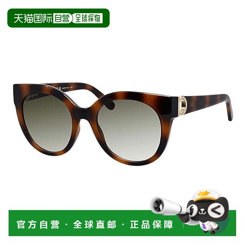 自营salvatore ferragamoSF1031S 214 Shiny Havana/Green Gradie