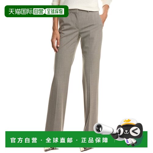 自营Theory Demitria Pant - Brown 直筒裤女裤美国直发奥莱