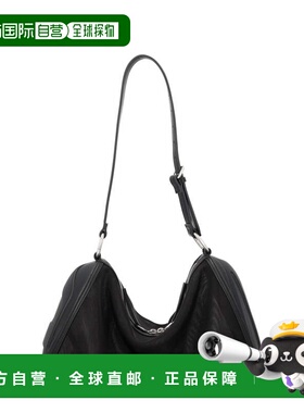 自营dieselLoad-D Polyamide Triangular Shoulder Bag - black